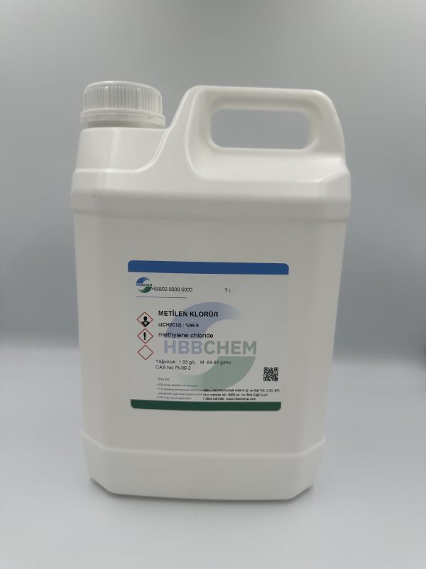 Metilen Klorür (Diklormetan) Chem Pure 5 Kg