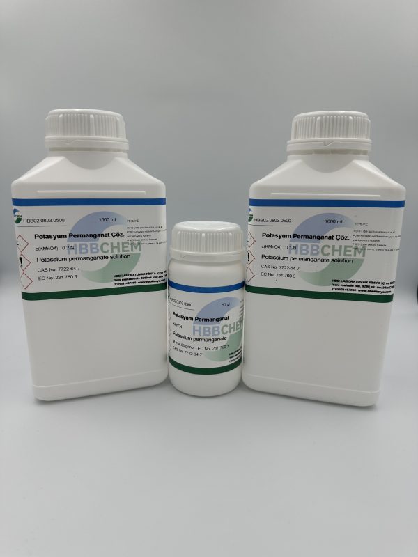 Potasyum Permanganat Çözeltisi 0.5 N 1 litre