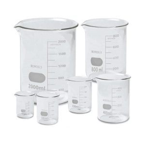 Beher Cam Kısa Form (Beherglas) 2000 ml