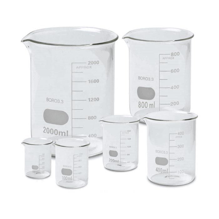 Beher Cam Kısa Form (Beherglas) 400 ml