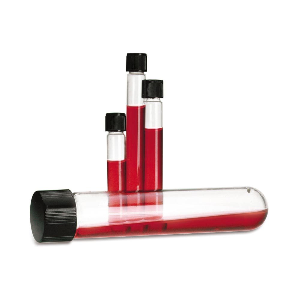 Deney Tüpü 16×160 mm – Kapaklı Cam Test Tüpü 10 Adet