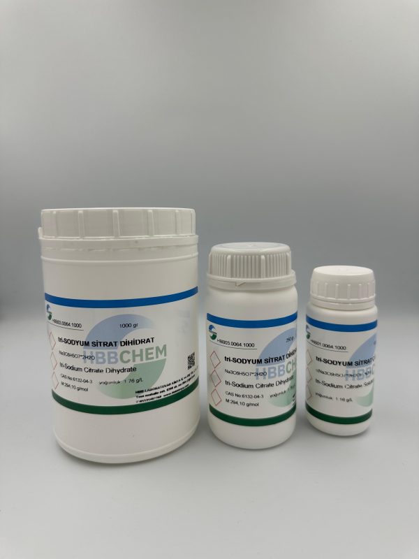Trisodyum Sitrat Dihidrat %99 1 Kg