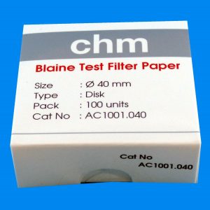 Blaine Filtre Kağıdı 40 mm - 100 Adet / Paket
