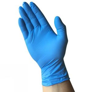 Mavi Nitril Pudrasız Eldiven L Beden 100 lü Paket