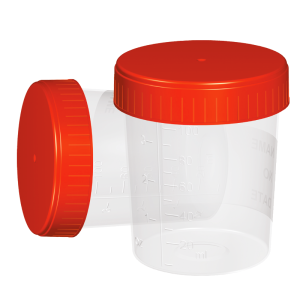 İdrar Numune Kabı 100ml - Pnömatik Steril Şişe 10 Adet