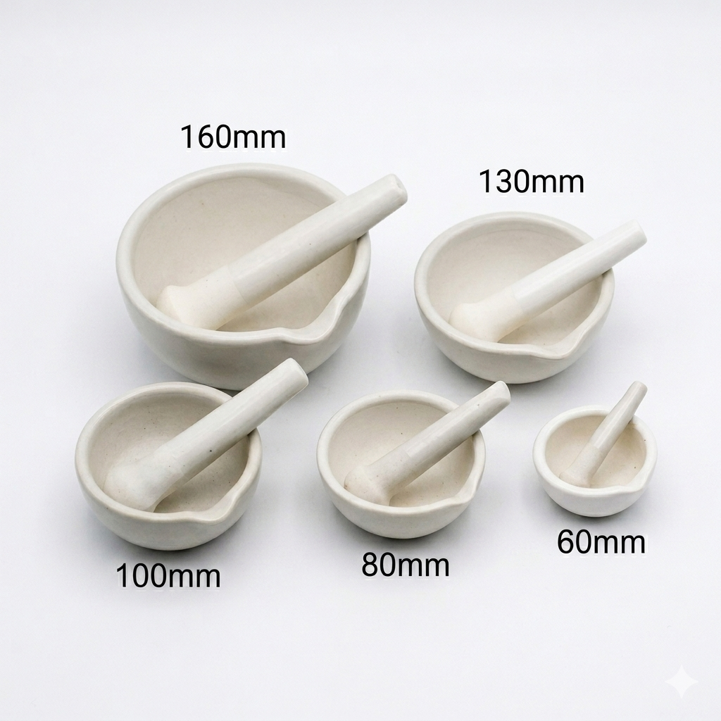 Porselen Havan Tokmaklı 130 mm - Havan ve Eli